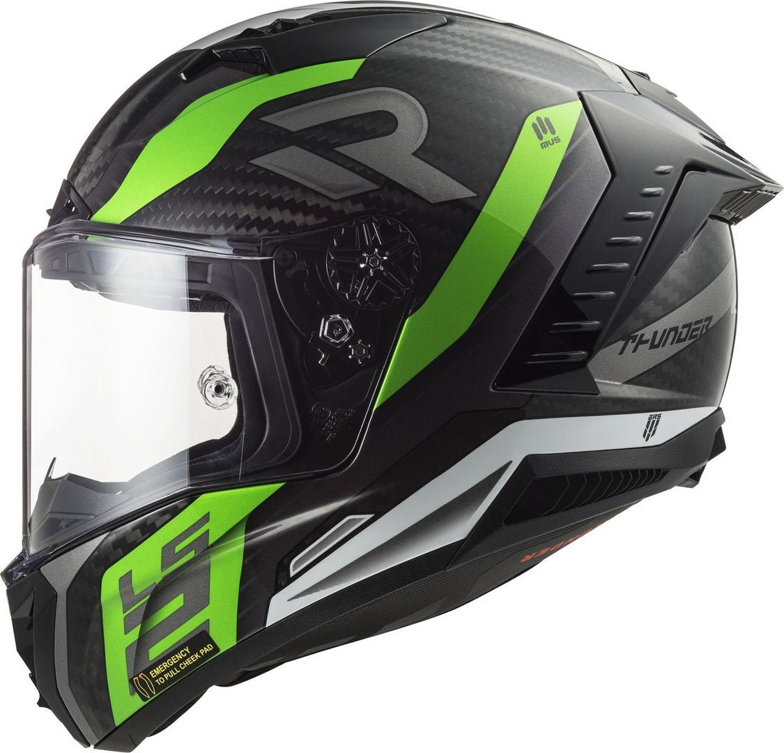 LS2 FF805 THUNDER C SUPRA MOTO FULL-TIME RACING HELMET – 2 – Maximomoto PT