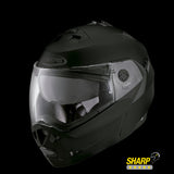 CABERG DUKE 2 MOTO MODULAR CAPACETE MATE PRETO