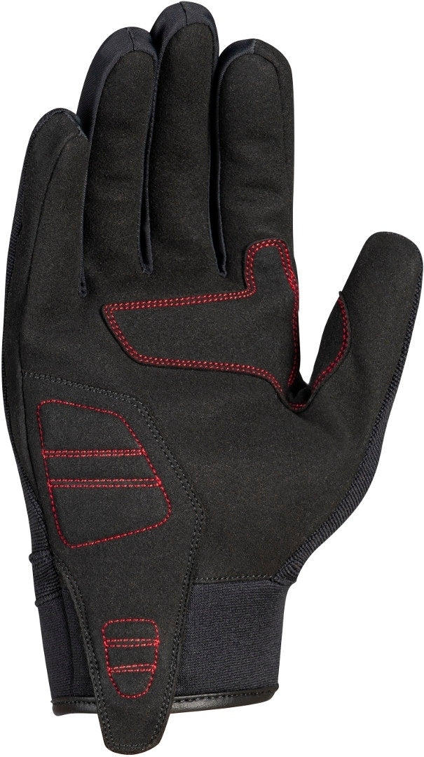 IXON RS DELTA Homem Moto Luvas Preto Vermelho Branco