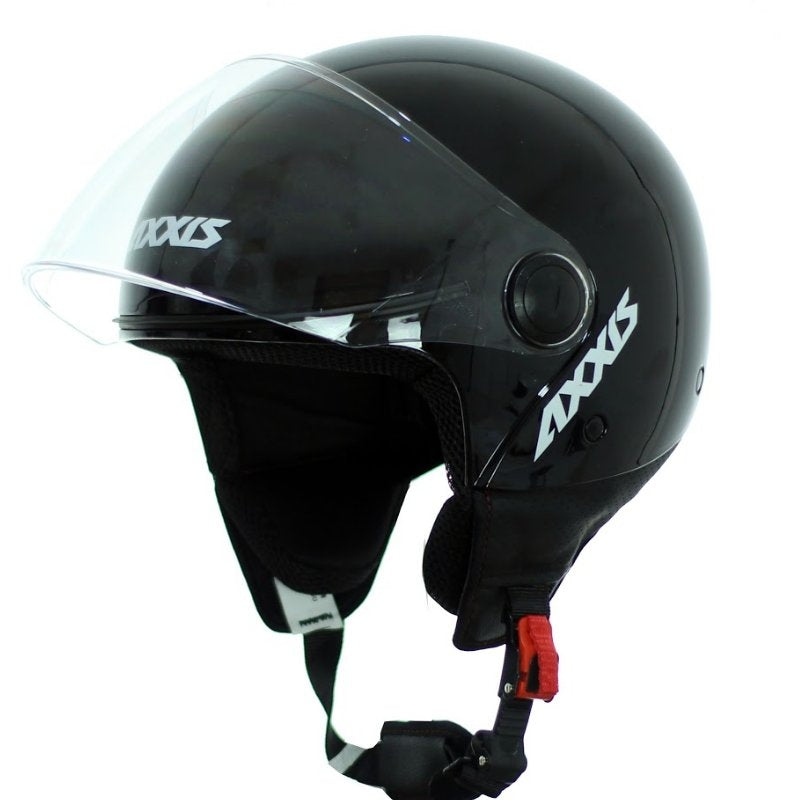AXXIS-Casco SQUARE SOLID A1 NEGRO BRILLO