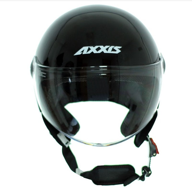 AXXIS-Casco SQUARE SOLID A1 NEGRO BRILLO