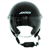 AXXIS-Casco SQUARE SOLID A1 NEGRO BRILLO