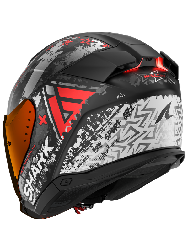 Shark SKWAL i3 Hellcat open Casco matte black red chrome – 3 – Maximomoto PT