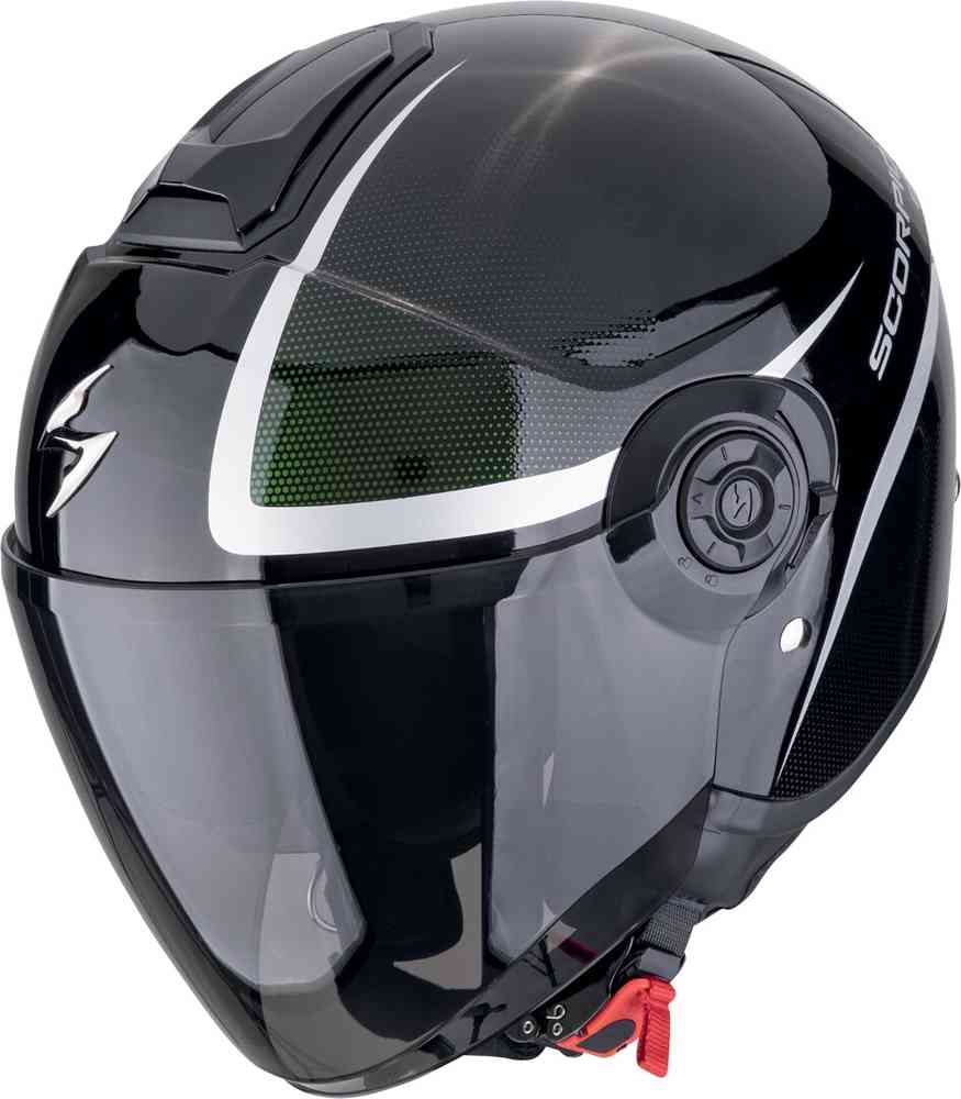 SCORPION EXO-CITY II INTERCITY Cara Abierta Casco Jet Negro Camaleon – 1 – Maximomoto PT