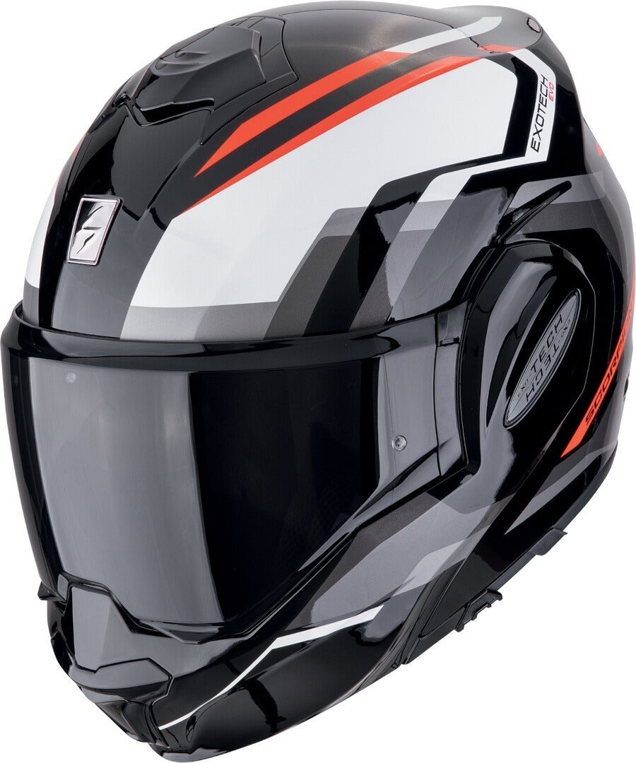 SCORPION EXO Tech Evo Furio motorcycle Modular hull Black Red – 1 – Maximomoto PT