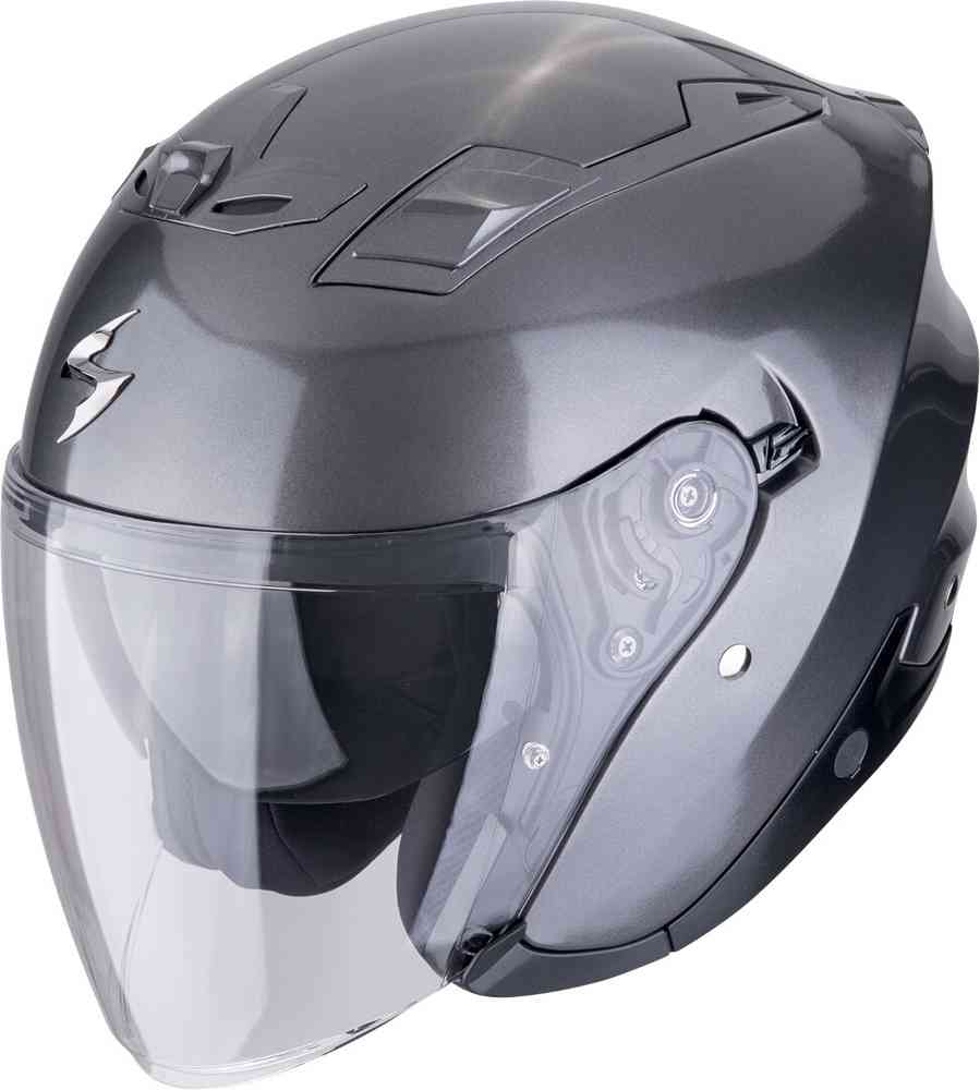 SCORPION EXO-Z1 SOLID Moto Cara Abierta Jet Casco Gris metalizado – 1 – Maximomoto PT