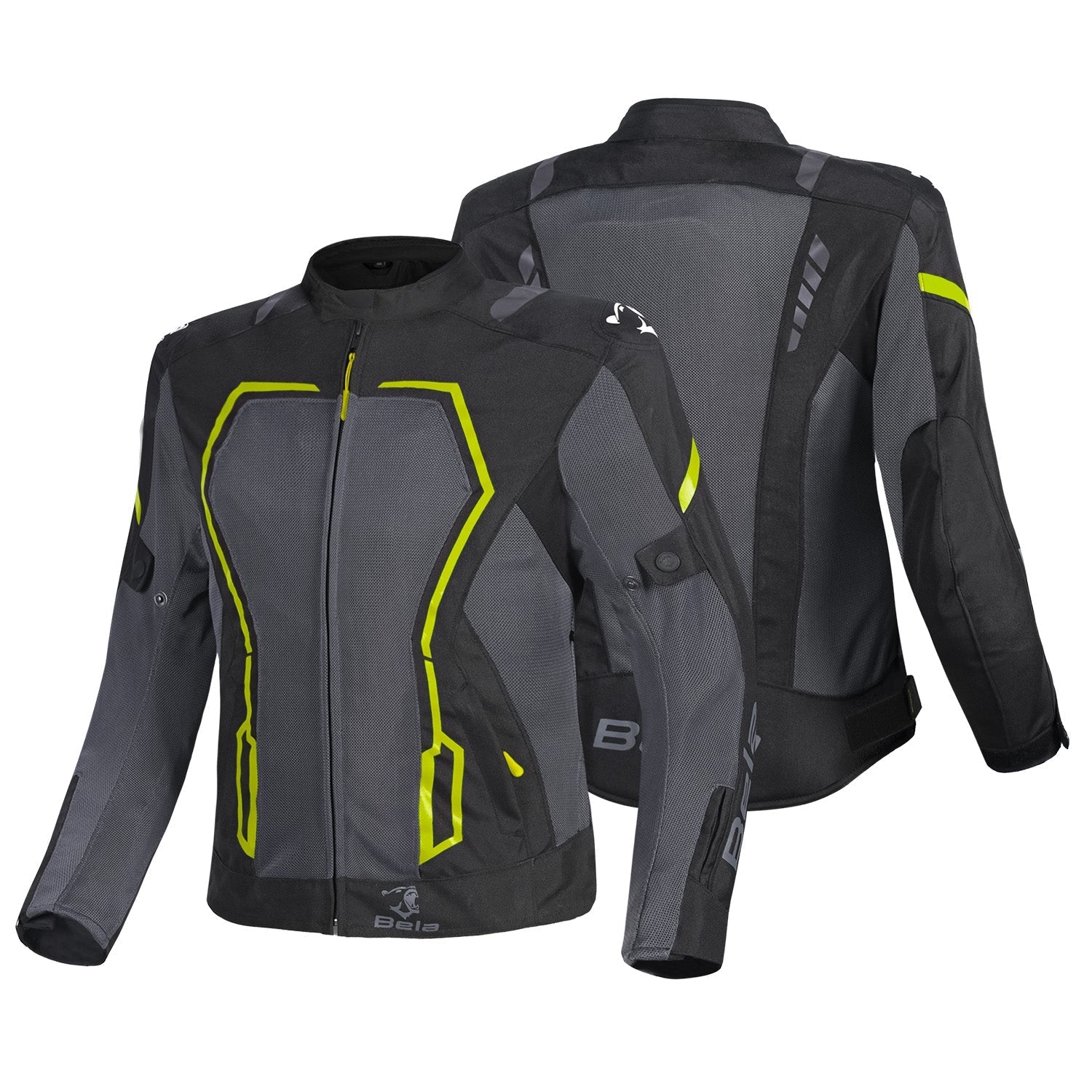 BELA ARTREX AIR 2.0 Casacos De Moto Homem Preto Cinza Amarela – 2 – Maximomoto PT
