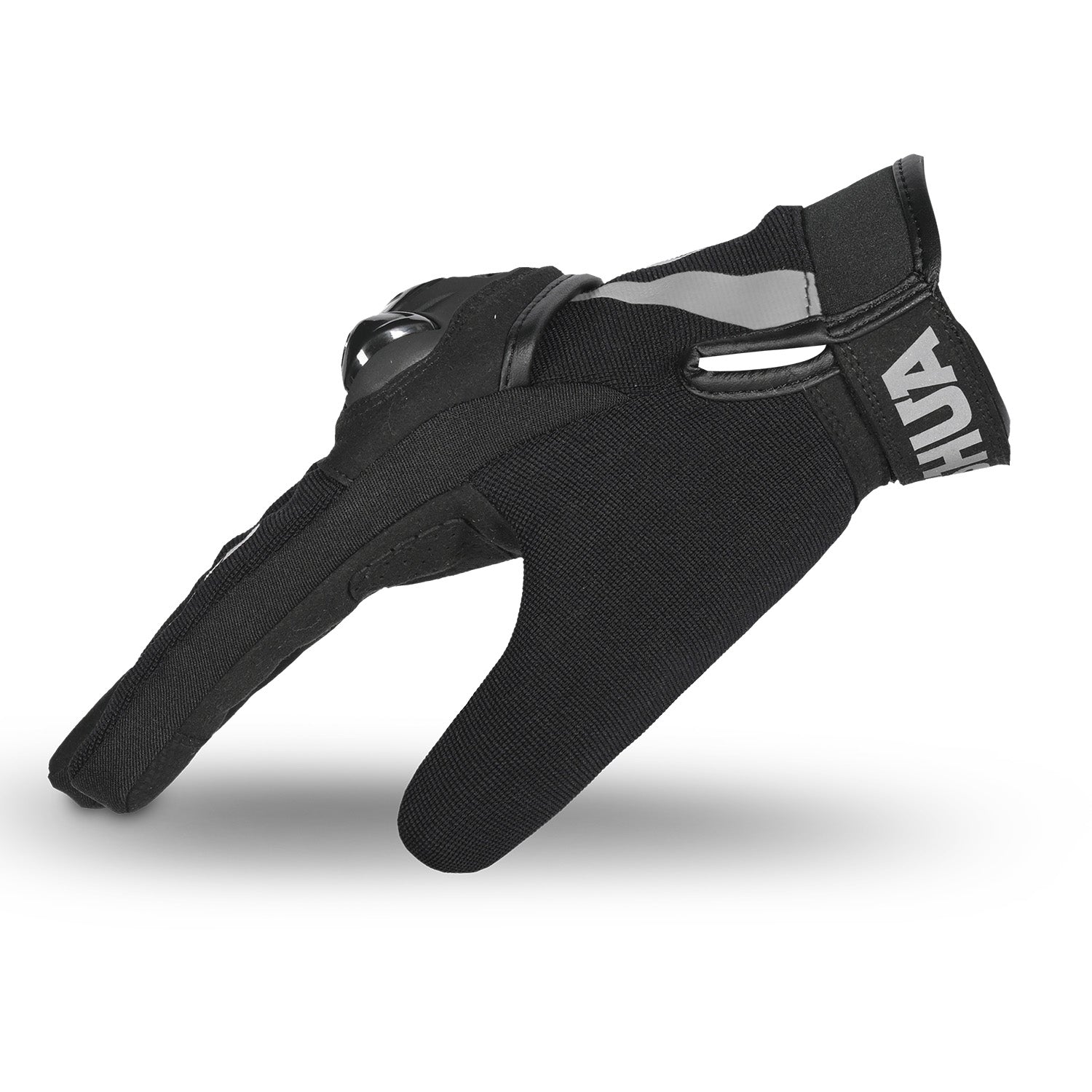 SHUA SHOT Motorcycle Textile Short Gloves Black Gray – 2 – Maximomoto PT