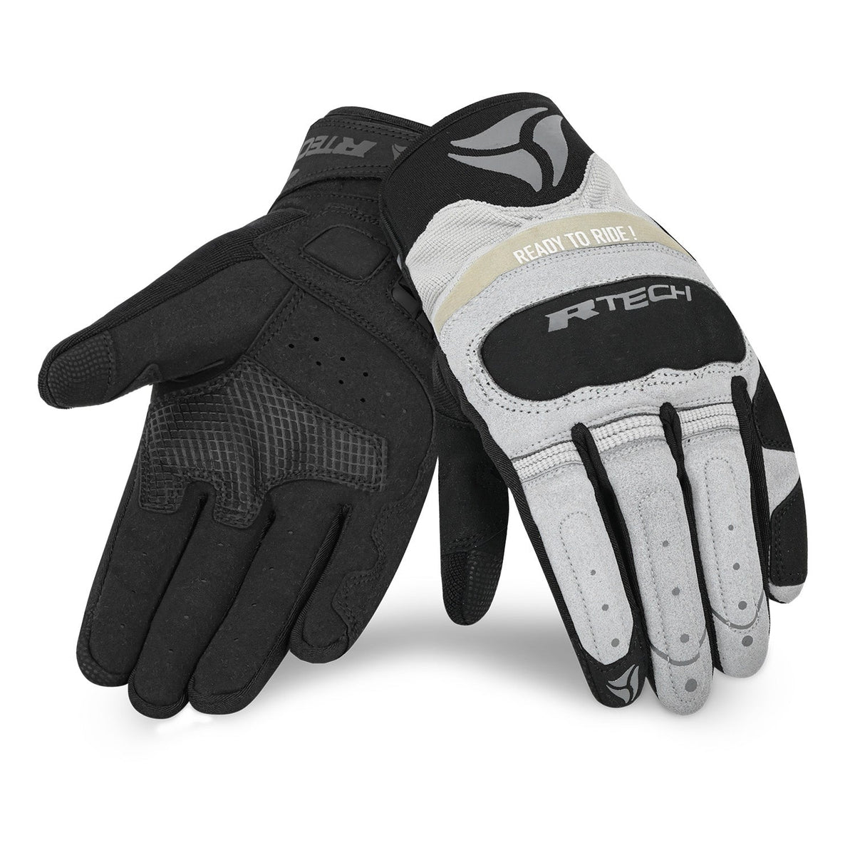 R-TECH MOTO FLEX GUANTES PRETO CINZA