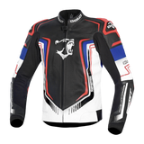 BELA BEAST Moto Couro Homem Preto Branco Azul Vermelho