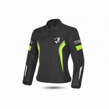 BELA BRADLEY Women's Motorcycle Textile Jackets Black Fluorescent Yellow