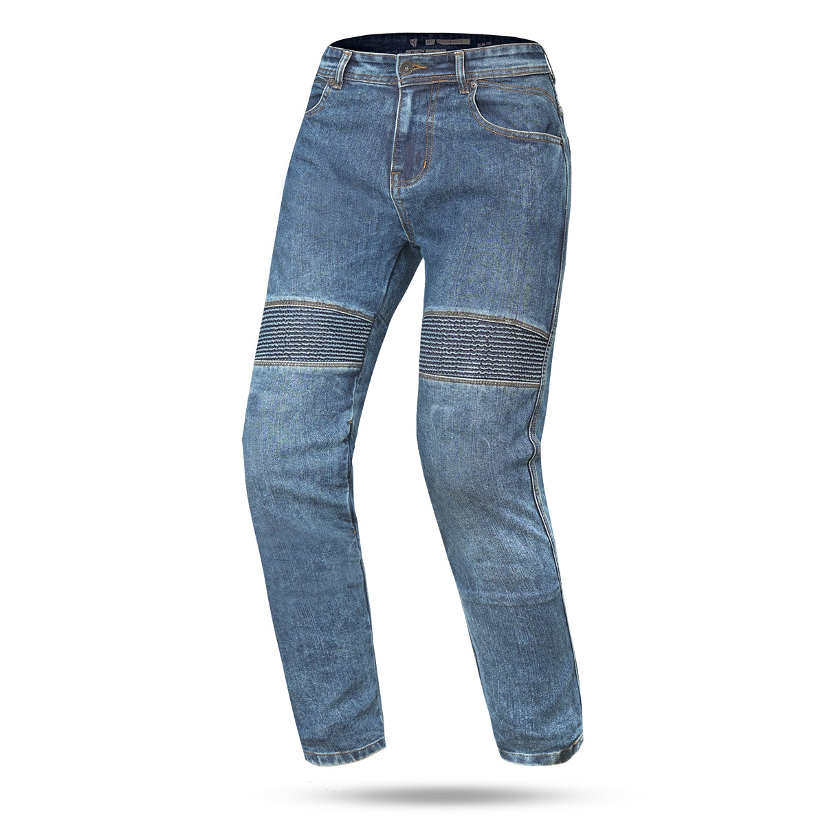 R-TECH VALENCIA Denim Jeans Moto Senhora Calcas Random Azul
