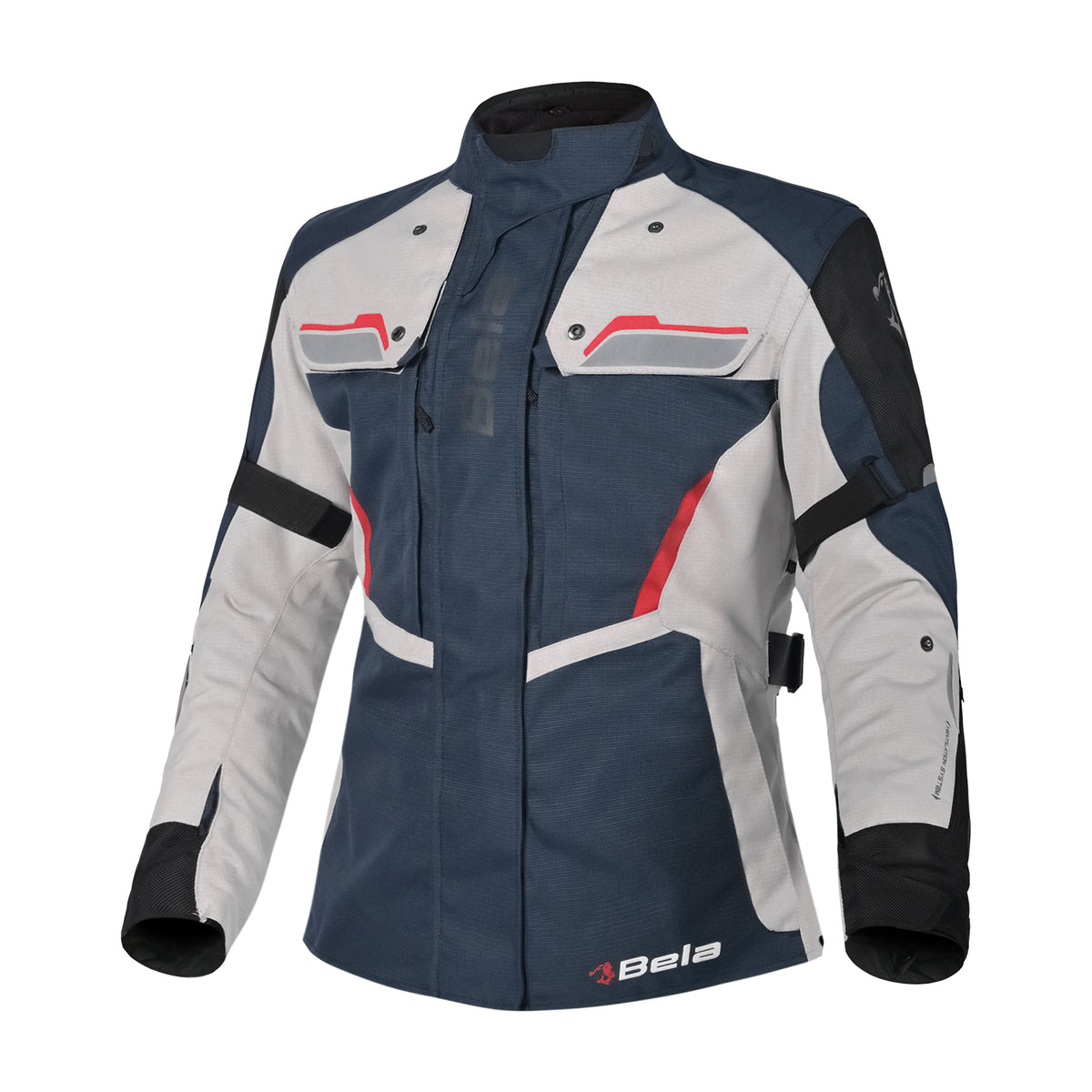 BELA HURRICANE 3 IN 1 Moto Senhora Textil Casacos Azul Gelo Vermelho