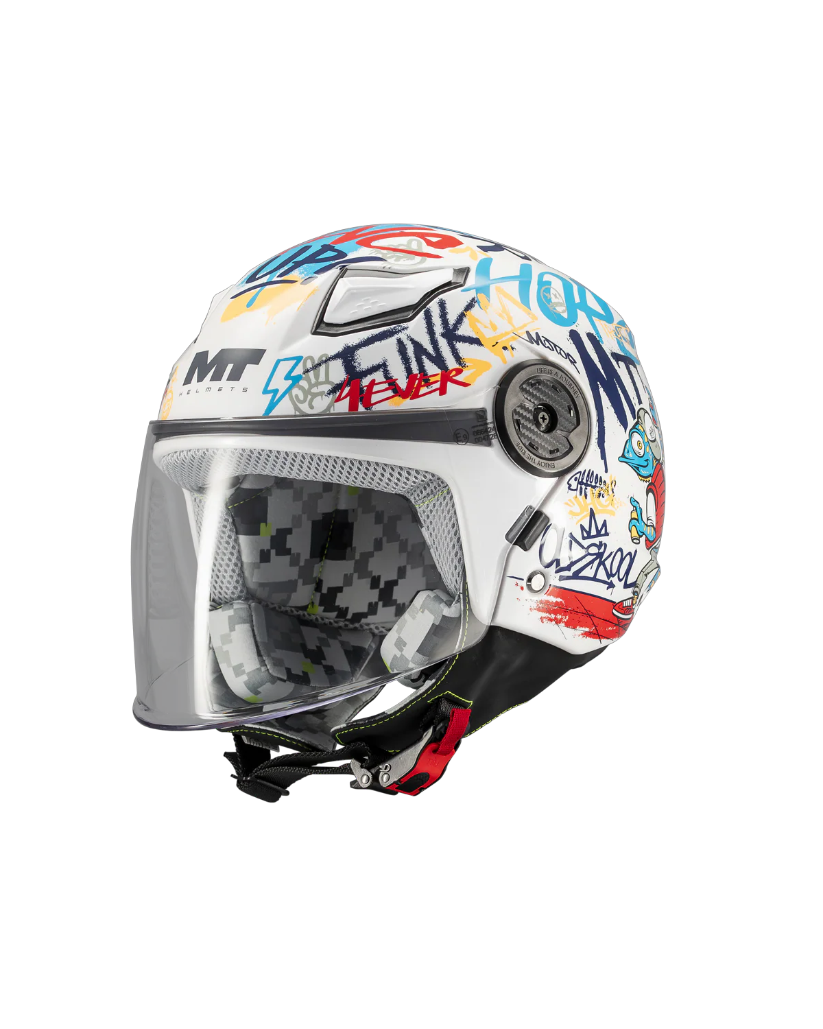 MT OF514 Lite Crew A5 Capacete infantil Brilho