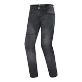 BELA ROCKER Denim Jeans Moto Calcas 34L Preto Spray