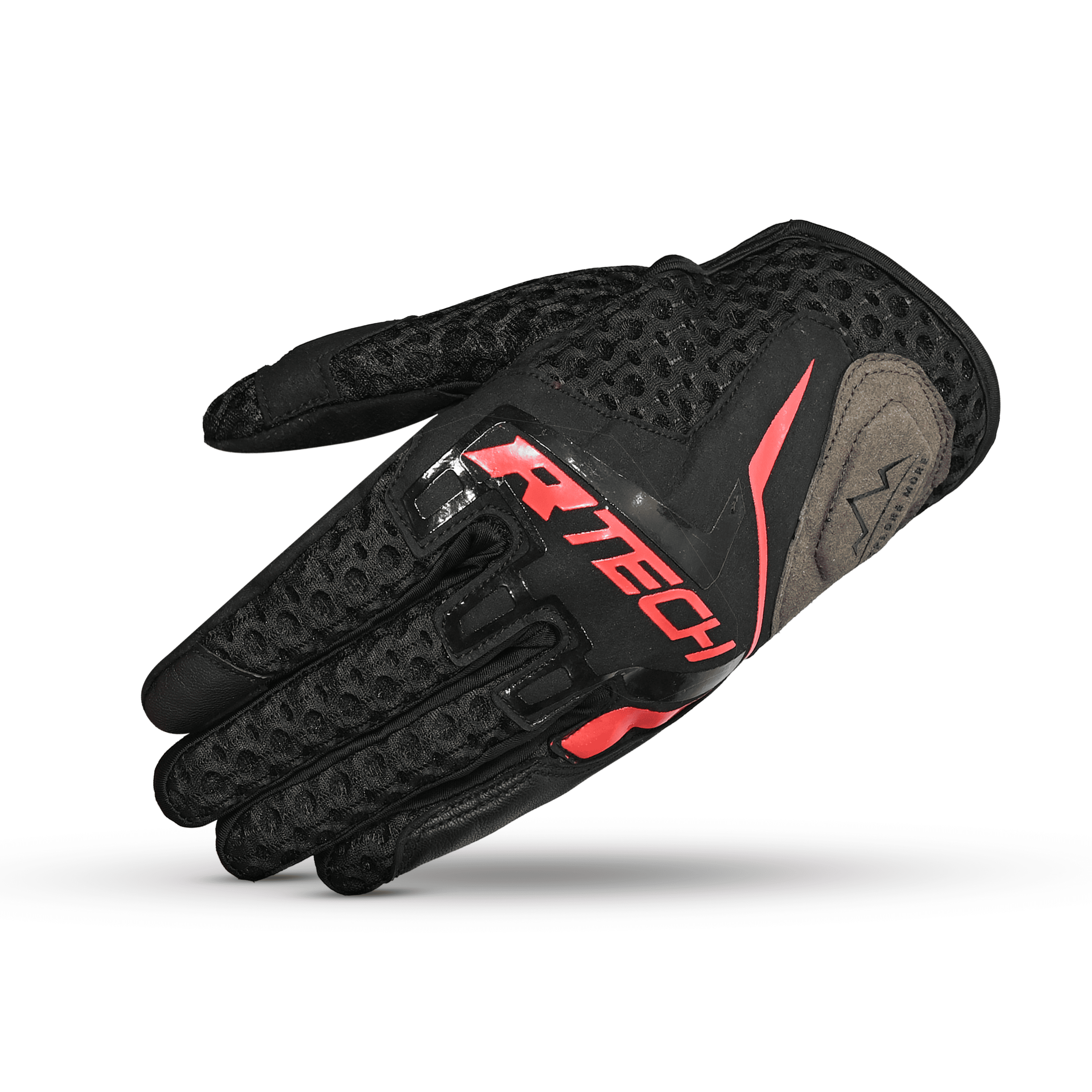 R-TECH RIDE PRO Moto Luvas Vermelho