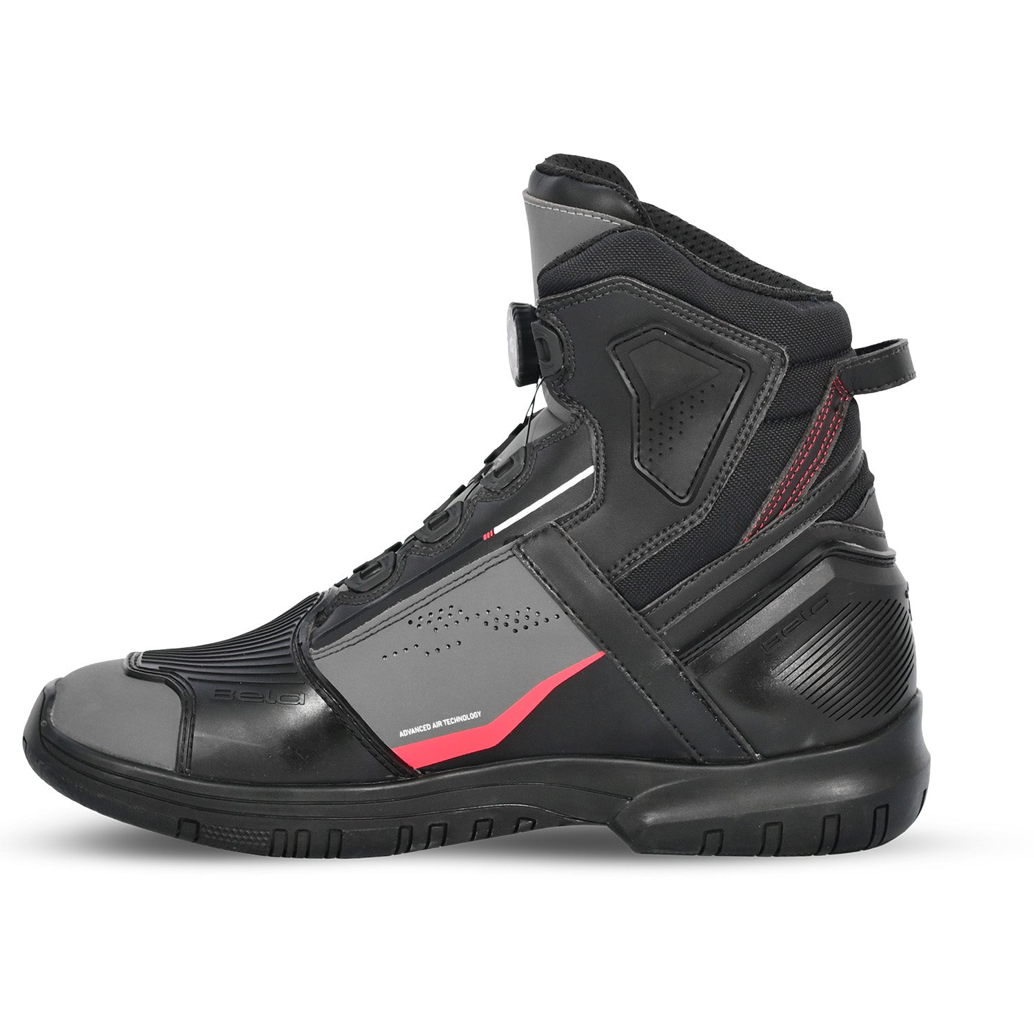 BELA EXTREME FORCE Moto Botas Preto Cinza Vermelho – 8 – Maximomoto PT