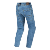 BELA KEVIN Denim Jeans Moto Homem Calcas 34L Aleatório Azul