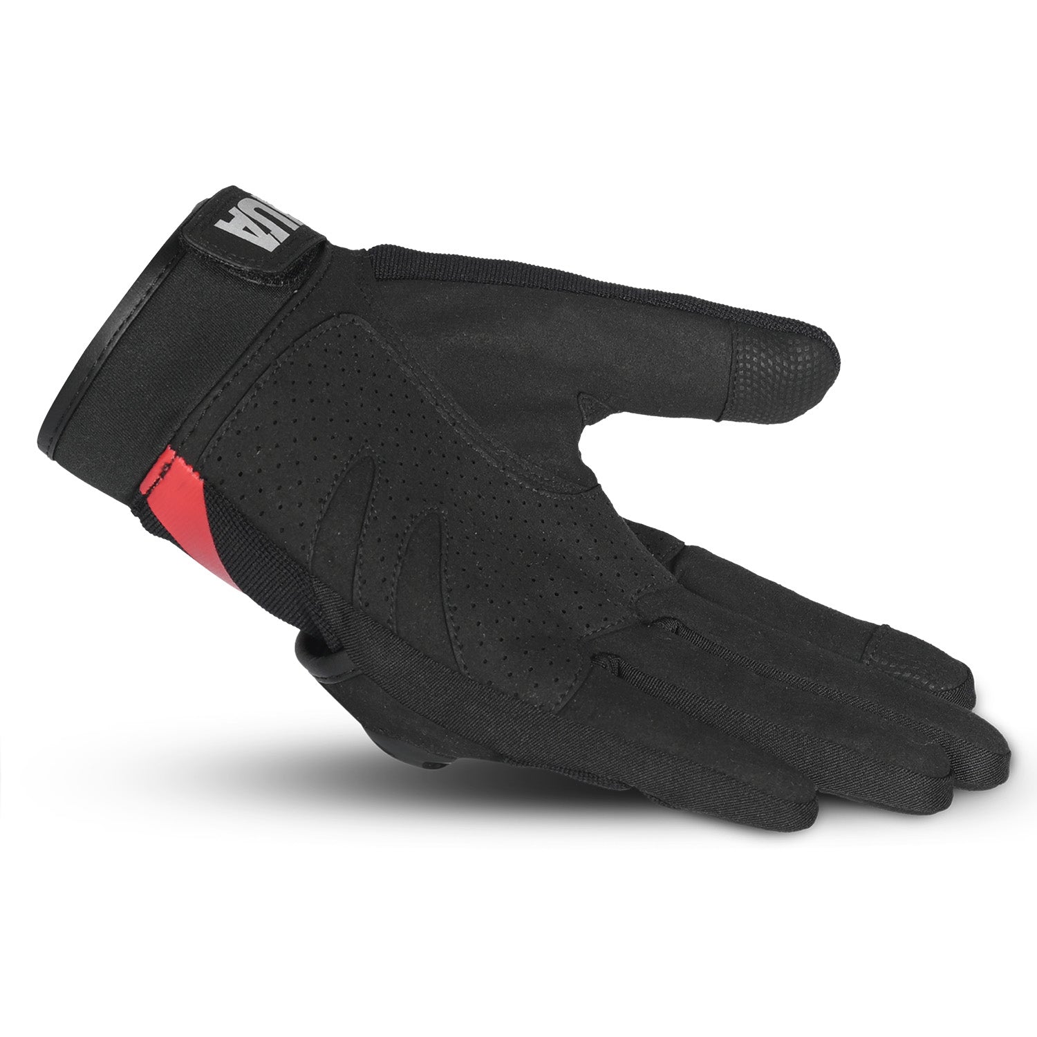 SHUA SHOT Moto Textil Curto Luvas Preto Vermelho – 4 – Maximomoto PT