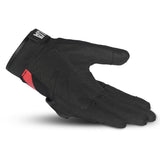 SHUA SHOT Moto Textil Curto Luvas Preto Vermelho