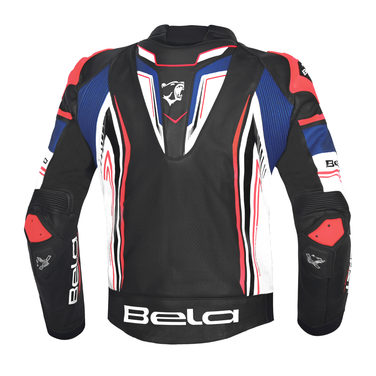 BELA BEAST Moto Couro Homem Preto Branco Azul Vermelho – 3 – Maximomoto PT