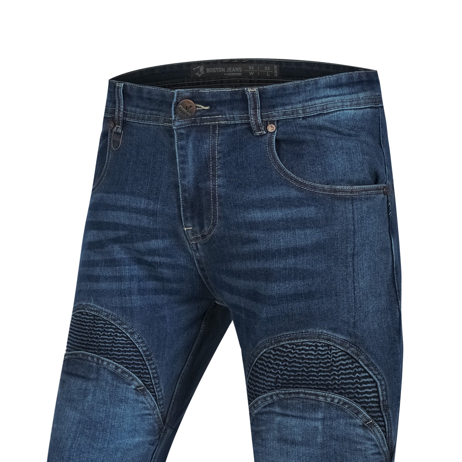 BELA BOSTON Jeans De Moto 32L Dark Azul Spray – 4 – Maximomoto PT