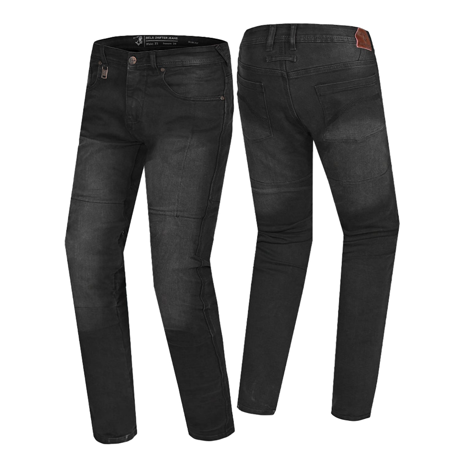 BELA - Pantalón Stroke 30L Negro Con Spray