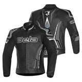 BELA ROCKET Moto Senhora Couro Casacos Anthra Preto