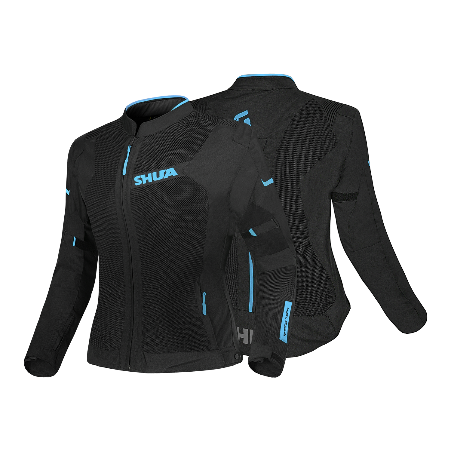 SHUA GRAVITY MESH LITE Casacos De Moto Senhora Turques Preto – 2 – Maximomoto PT