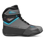 BELA BLAZE Moto Couro Botas Homem Preto Cinza Turquoise