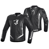 BELA BEAST CHAQUETA COURO HOMBRE NEGRO ANTHIRA BLANCO
