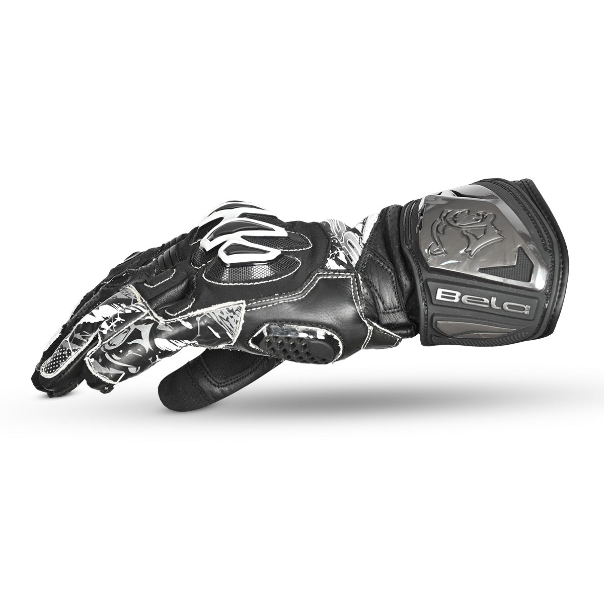 BELA Armor Pro Glove Negro Blanco – 3 – Maximomoto PT