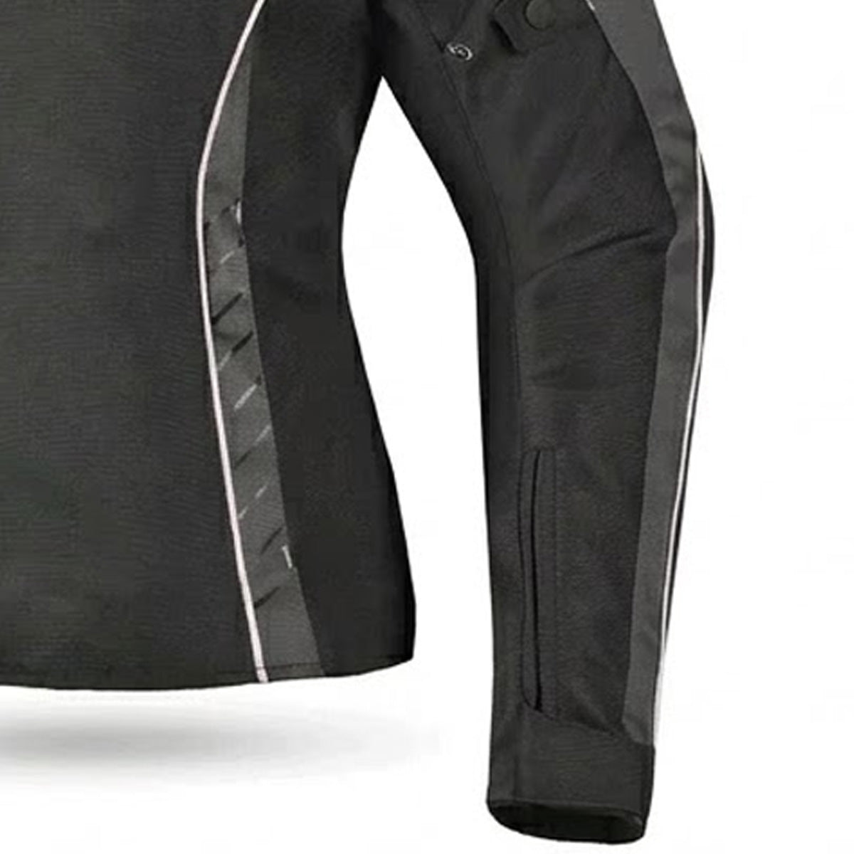 R-TECH KNIGHT RIDER 3 Moto Textil Senhora Curta Casacos Preto Branco Anthra – 3 – Maximomoto PT
