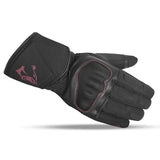 BELA FROST SHIELD Moto Luvas Preto Burdeos Burgundy