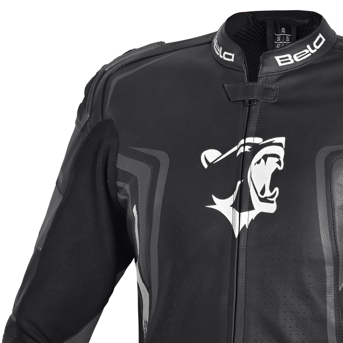 BELA BEAST CHAQUETA COURO HOMBRE NEGRO ANTHIRA BLANCO – 4 – Maximomoto PT