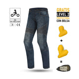 BELA TROPHY (MXD-402) Jeans De Moto Azul