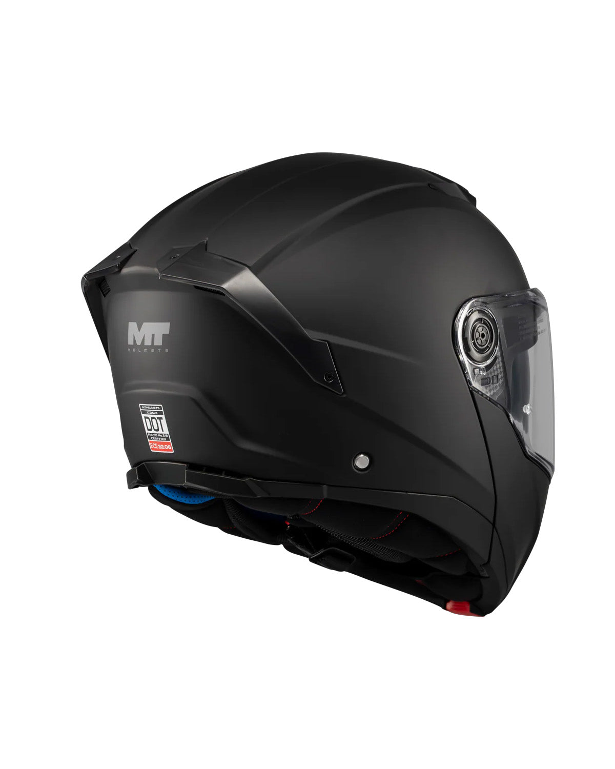 MT FU404SV ATOM 2 SV PUREE A1 Moto Modular Capacete Mate Preto – 6 – Maximomoto PT
