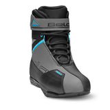 BELA BLAZE Moto Couro Botas Homem Preto Cinza Turquoise