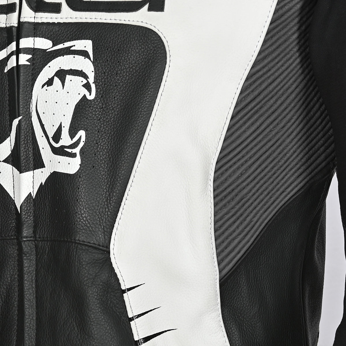 BELA X RACE Moto Couro Casacos Preto Antra Branco