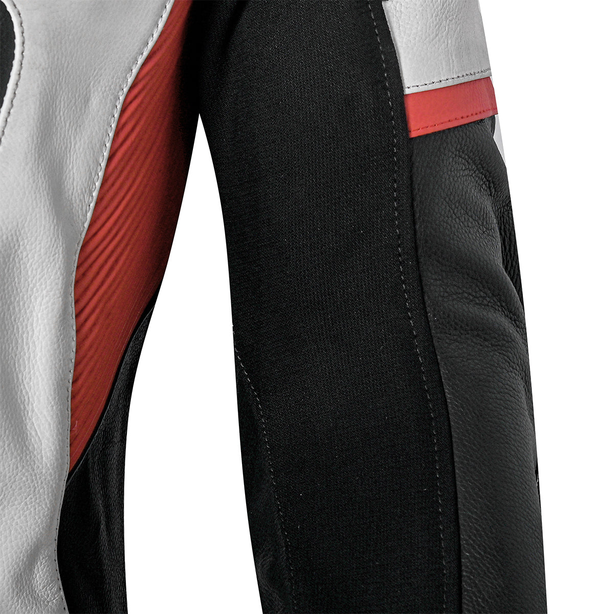 BELA X RACE Moto Couro Casacos Preto Branco Vermelho