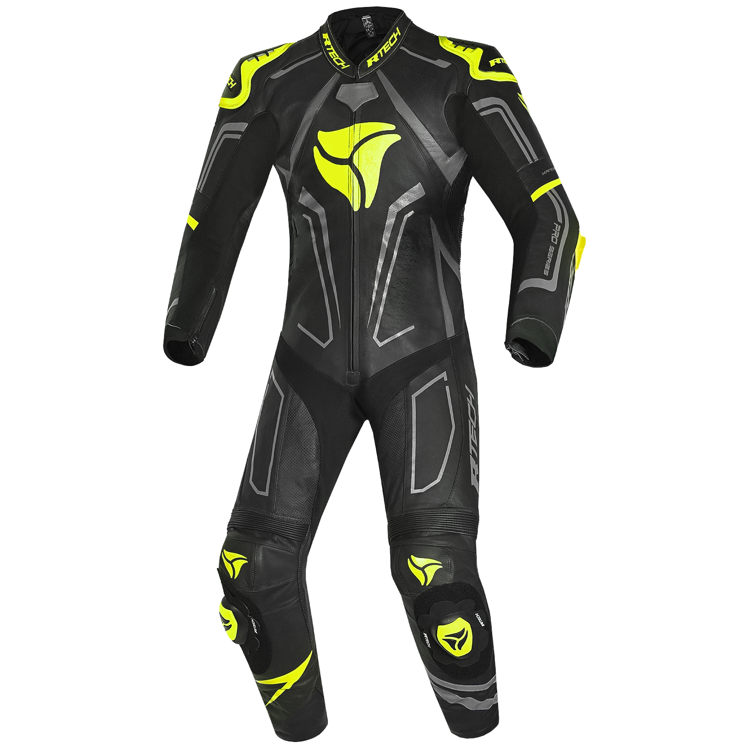 R-TECH RISING STAR 1 PC Moto Fatos Preto Fluorescente Amarelo – 1 – Maximomoto PT