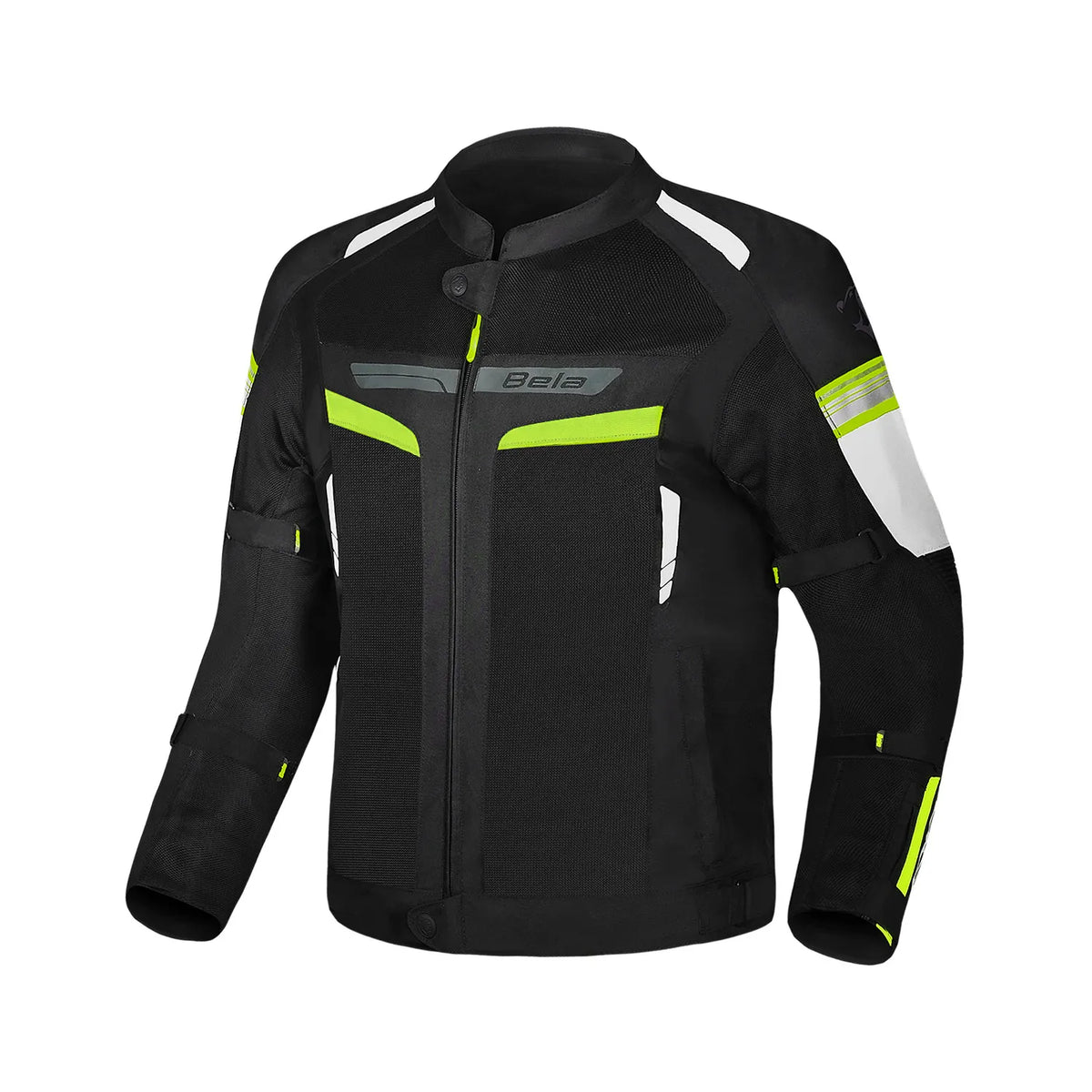 BELA SPRINTER CASACOS DE MOTO TEXTIL PRETO FLUORESCENTE AMARELO