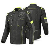 R-TECH KNIGHT RIDER Moto Longa Casacos Preto Antracite Amarelo