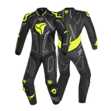 R-TECH RISING STAR 1 PC Moto Fatos Preto Fluorescente Amarelo