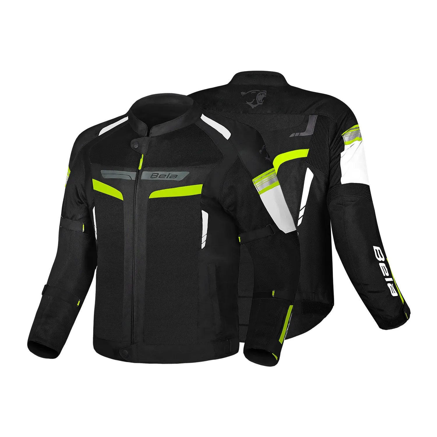 BELA SPRINTER CASACOS DE MOTO TEXTIL PRETO FLUORESCENTE AMARELO – 2 – Maximomoto PT