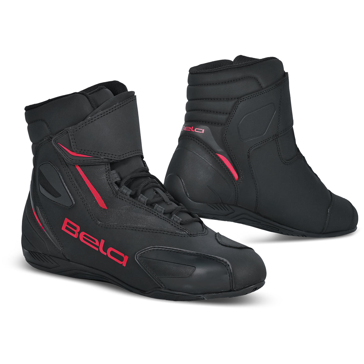 BELA MISSION WP Moto Leather Men's Boots Black