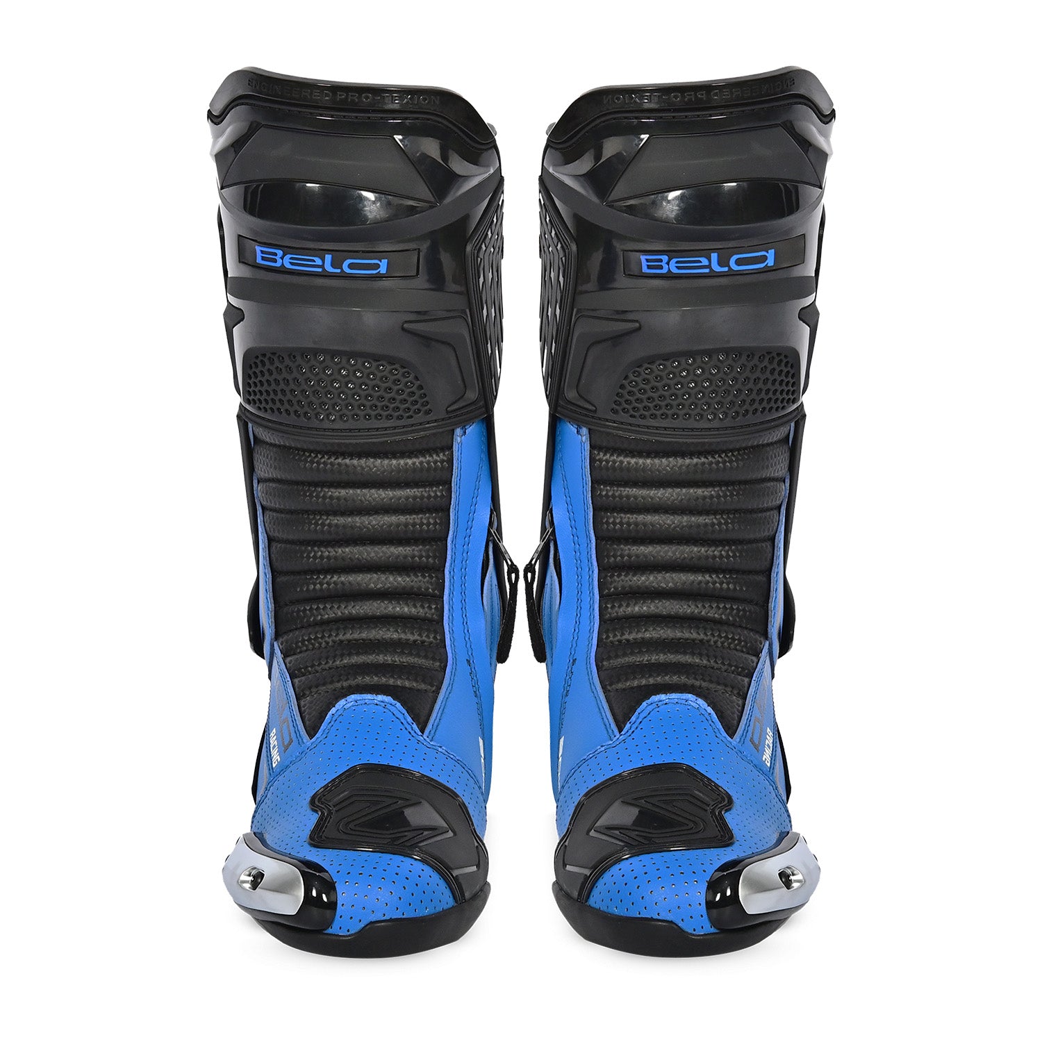 BELA SPEEDO 2.0 Leather Motorcycle Boots Black Blue – 5 – Maximomoto PT