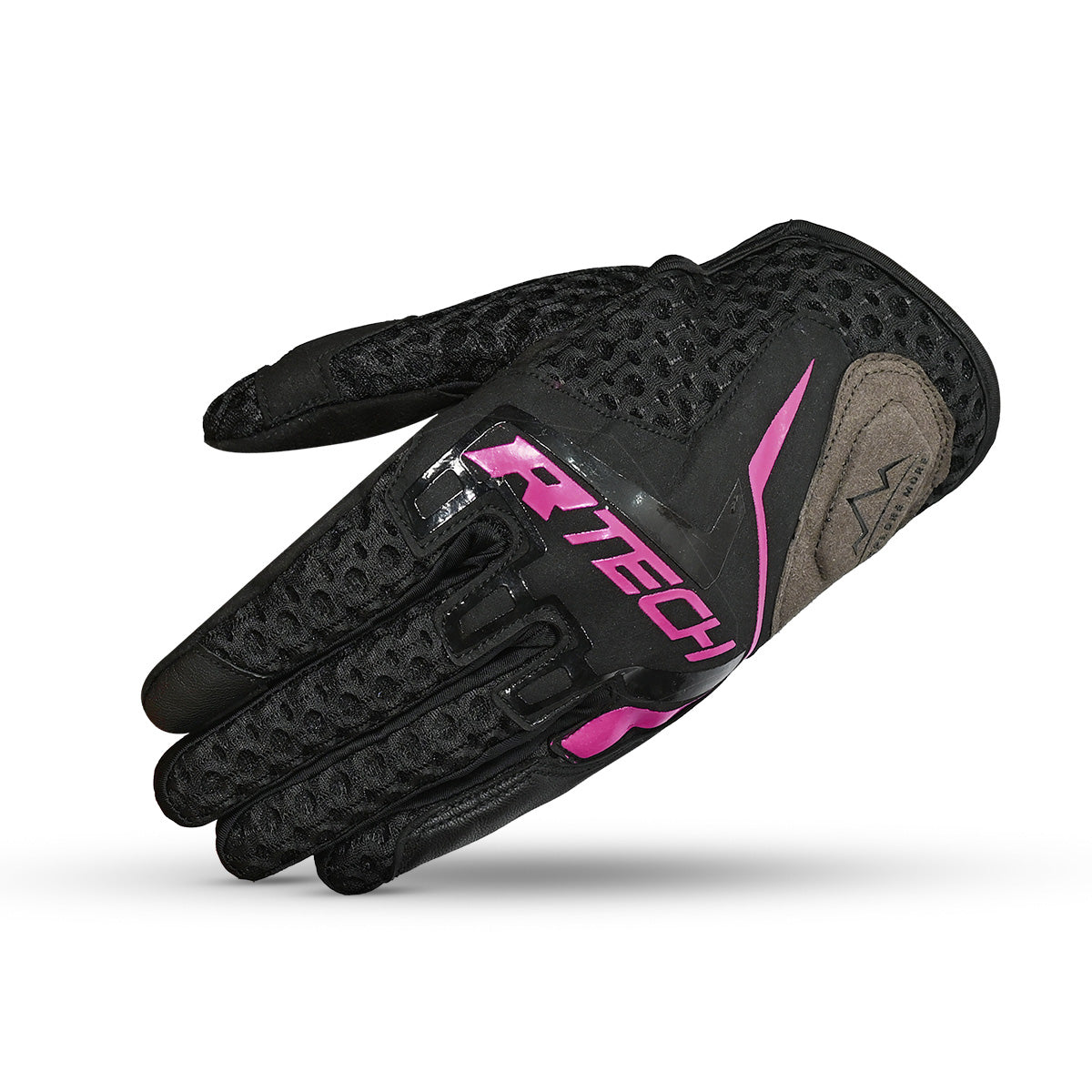 R-TECH RIDE PRO Moto Senhora Luvas Preto Fúcsia