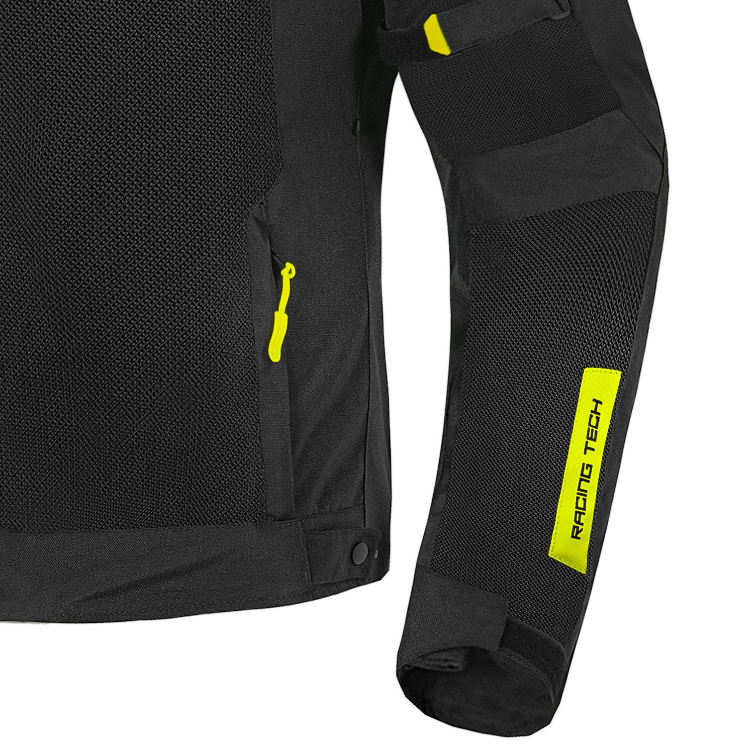 SHUA GRAVITY MESH LITE Moto Homem Textil Casacos Preto Amarelo – 7 – Maximomoto PT