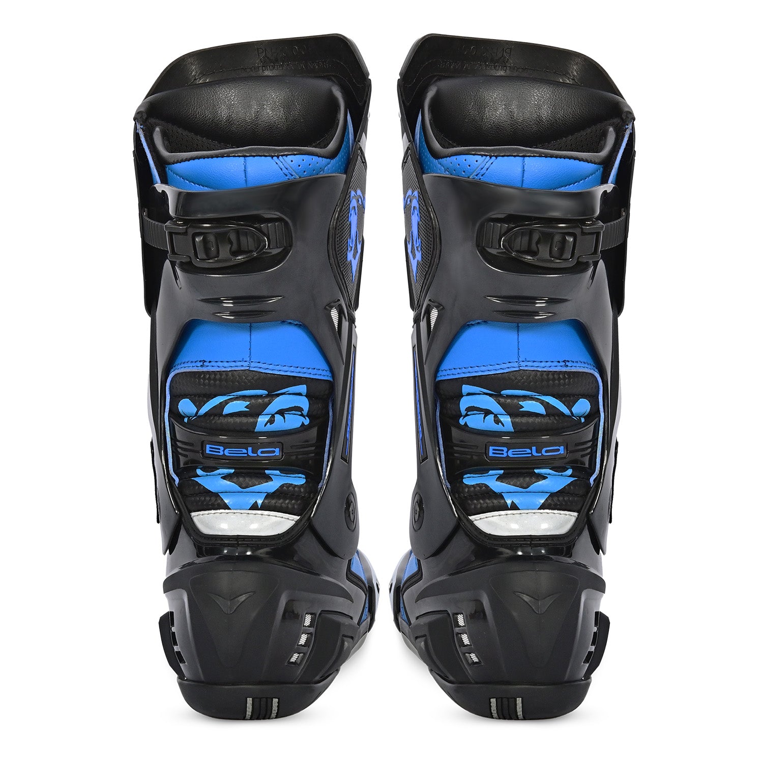 BELA SPEEDO 2.0 Leather Motorcycle Boots Black Blue – 4 – Maximomoto PT